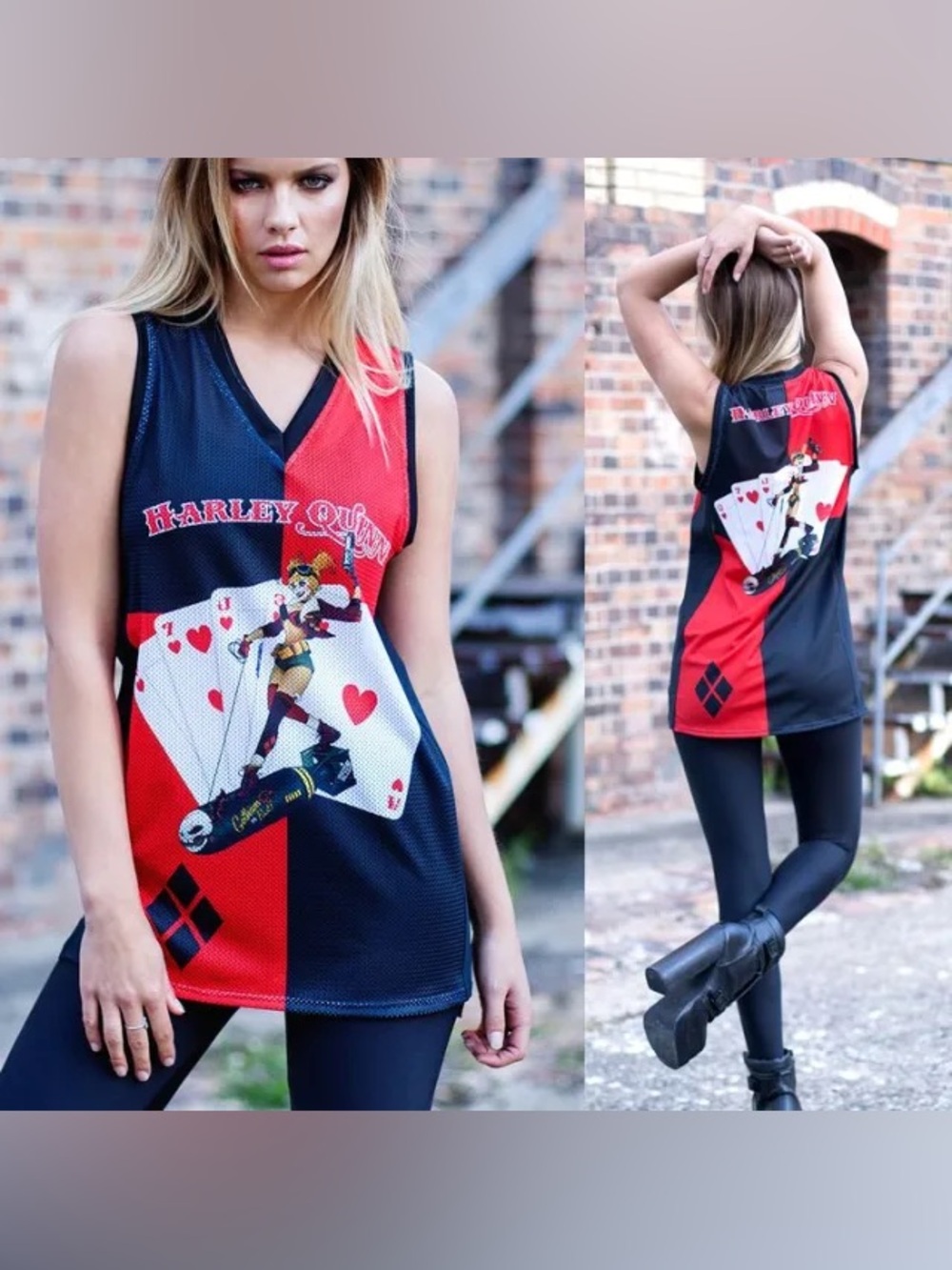 RARE- BlackMilk Clothing Harley Quinn Shooter Basketball Jersey